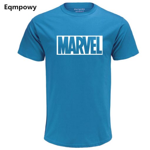 Eqmpowy 2017 New Fashion MARVEL t-Shirt men cotton short sleeves Casual male tshirt marvel t shirts men tops tees Free shipping 3