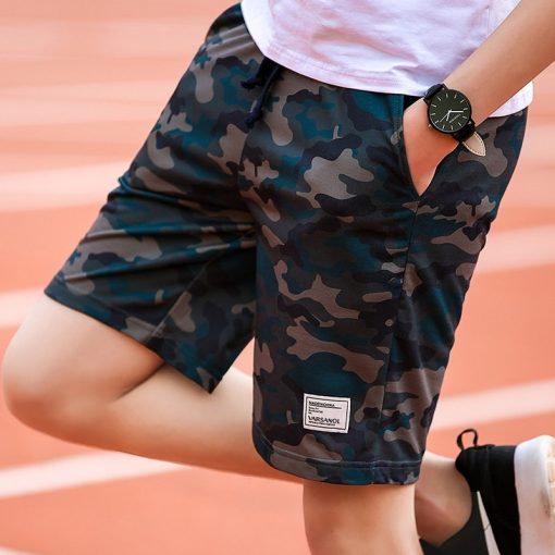 Varsanol Camouflage Shorts Mens Military Style Casual Shorts Men's Summer Beach Shorts New Fashion Streetwear Elastic Waist 920 2