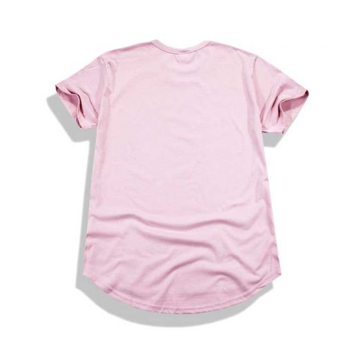 HIPFANDI 2018 Summer Pure T-shirt pink black Wholesale Extended Long T shirt Mens Hip Hop New design Street Men Cheap T shirt 2