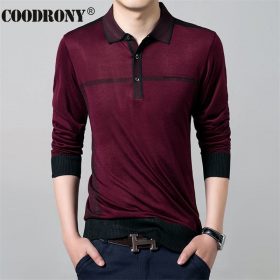 Free Shipping Autumn New Casual Long Sleeve Business Shirt Turn-down Collar Sweater Men Knitted Cashmere Wool Pullover Men 66166 4