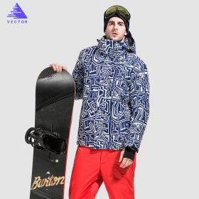 VECTOR Brand Ski Jackets Men Waterproof Windproof Warm Winter Snowboard Jackets Outdoor Snow Skiing Clothes HXF70012