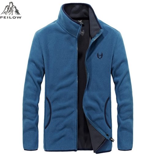 PEILOW spring fall Mens soft shell Jackets And Coats Slim Fit Bomber Jackets outwear Windbreaker jaqueta masculina size L~8XL 2