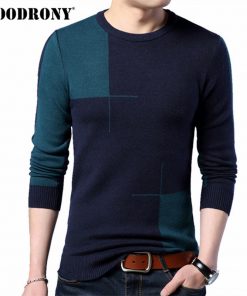 COODRONY 2018 New Autumn Winter Thick Warm Cashmere Sweater Men Casual O-Neck Pull Homme Brand Pullovers Mens Wool Sweaters 7185