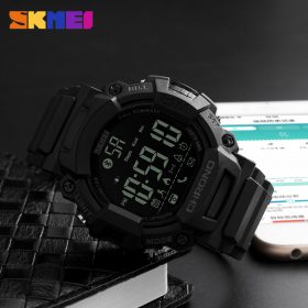 SKMEI Men Smart Watches Pedometer Waterproof Digital Wristwatches Man Remote Camera Call Reminder Smartwatch Relogio Masculino 5
