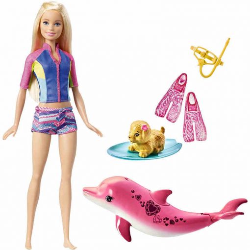 Original Barbie Dolls Dolphin Magic Adventure Doll With Clothin Babies Boneca Brinquedos Toys For Children Birthday Gift 2
