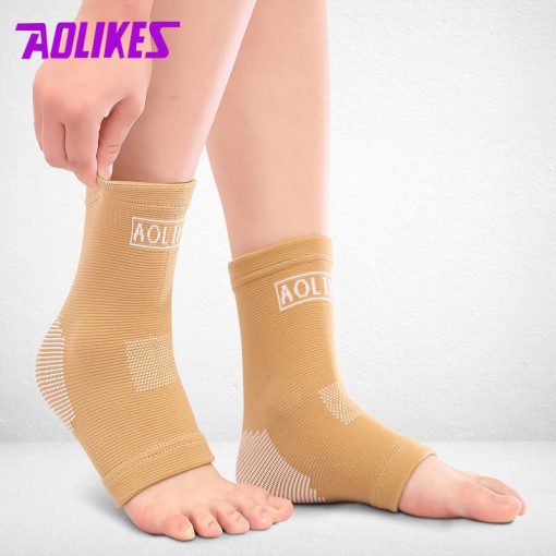 1PCS Nylon Super Elastic Ankle Support Basketball Running Fitness Breathable Ankle Protect Mountaineering Brace 1
