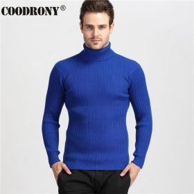 COODRONY Winter Thick Warm Cashmere Sweater Men Turtleneck Mens Sweaters Slim Fit Pullover Men Classic Wool Knitwear Pull Homme 4