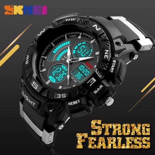 SKMEI Men Digital Wristwatches Outdoor Choice Sport Watch Multifunction Back Light Chronograph 50M Waterproof Watches 1211 5
