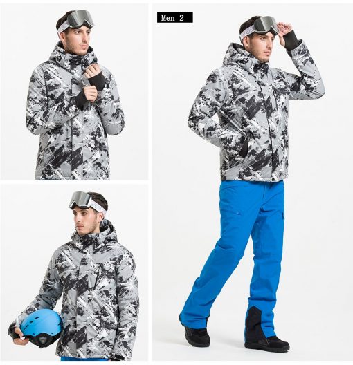 VECTOR Brand Winter Ski Jackets Men  Outdoor Thermal Waterproof Snowboard Jackets Climbing Snow Skiing Clothes  HXF70002 3