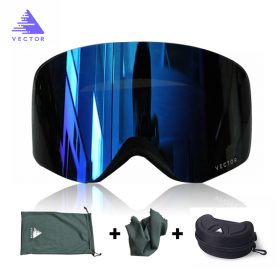 VECTOR Brand Ski Goggles Men Women Double Lens UV400 Anti-fog Skiing Eyewear Snow Glasses Adult Skiing Snowboard Goggles