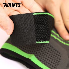 1PCS 3D Pressurized Fitness Running Cycling Knee Support Braces Elastic Nylon Sport Compression Pad Sleeve For Basketball 5