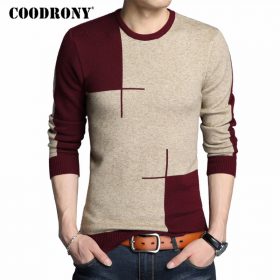COODRONY 2018 Winter New Arrivals Thick Warm Sweaters O-Neck Wool Sweater Men Brand Clothing Knitted Cashmere Pullover Men 66203