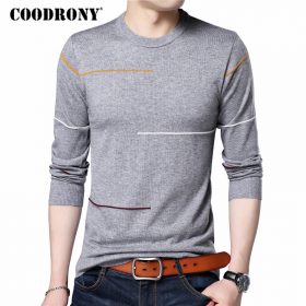 COODRONY Cashmere Wool Sweater Men Brand Clothing 2018 Autumn Winter New Arrival Slim Warm Sweaters O-Neck Pullover Men Top 7137