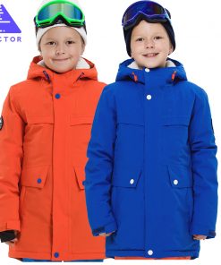 VECTOR Waterproof Children Ski Jackets Winter Warm Boys Girls Jackets Outdoor Jacket Sport Snow Skiing Snowboarding Clothing