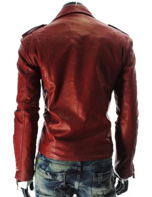 2017 PU Leather Jacket Men Turn-down Collar Solid Mens Faux Fur Coats Youth Slim Motorcycle Suede Jacket Male Veste Cuir Homme 3