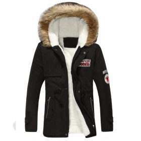 2018 Parka Men Coats Winter Jacket Men Slim Thicken Fur Hooded Outwear Warm Coat Top Brand Clothing Casual Mens Coat Veste Homme 2