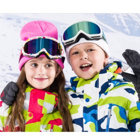 VECTOR Brand Ski Goggles Kids Double Lens UV400 Anti-fog Ski Snow Child Skiing Glasses  Winter Girls Boys Eyewear 3