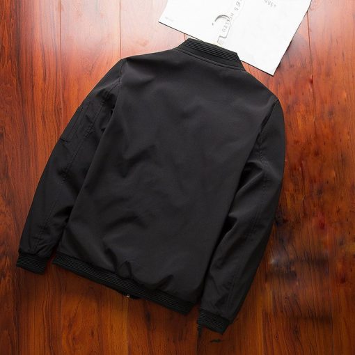 NaranjaSabor Spring New Men's Bomber Zipper Jacket Male Casual Streetwear Hip Hop Slim Fit Pilot Coat Men Clothing Plus Size 4XL 3