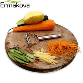 ERMAKOVA Dual Fruit Vegetable Peeler&Julienne Peeler Cutter Sharp Stainless Steel Potato Carrot Grater Planing Kitchen Tools 1