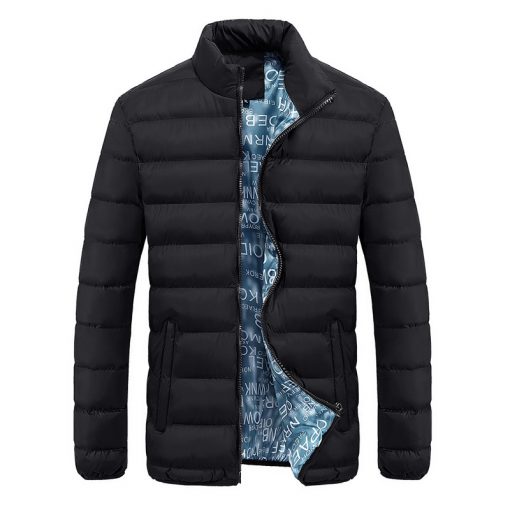 New Jacket Men 2018 Autumn Winter Cool Design Hip Hop Outwear Brand Clothing Fashion Solid Male Windbreaker Mens Jackets M-4XL