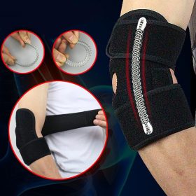 1PCS Adjustable Elbow Support Pads With Spring Supporting Codera Protector Sports Safety For Ciclismo Gym Tennis 2