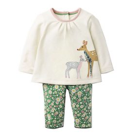 Baby Girls Clothes Children Clothing Sets 2018 Brand Kids Tracksuits for Girls Sets Animal Pattern Baby Girl School Outfits 3