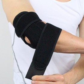 1PCS Adjustable Elbow Support Pads With Spring Supporting Codera Protector Sports Safety For Ciclismo Gym Tennis