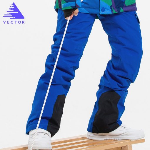 VECTOR Children Ski Pants Warm Waterproof Girls Boys  Skiing Snowboarding  Pants Winter Kids Child Ski Clothing HXF70011 1