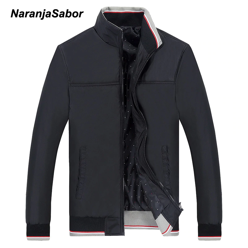 NaranjaSabor 2018 Spring Men's Jackets Men Casual Coats Men's Slim Windbreaker Brand Clothing Male Baseball Coats Outwear 5XL