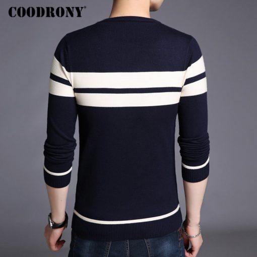 COODRONY Mens Knitted Cashmere Wool Sweaters 2017 Autumn Winter New Pullover Men Casual O-Neck Jumper Sweater Men Pull Homme 217 3