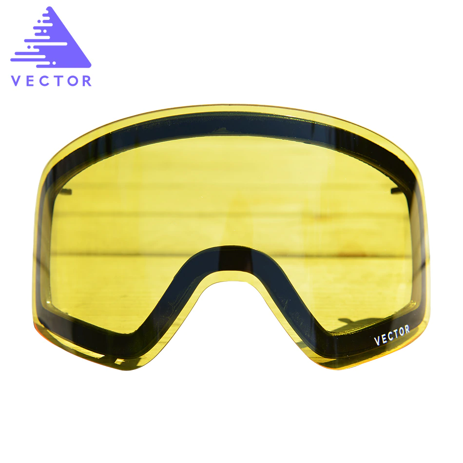 Anti-fog UV400 Skiing Goggles Lens Glasses Weak Light tint Weather Cloudy Brightening Lens For HB 108  (Only Lens) ACC30019