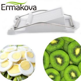 ERMAKOVA Ham Spam Luncheon Meat Slicer Stainless Steel Egg Slicer Banana Pitaya Kiwifruit Cutting Machine Vegetable Fruit Slicer 4