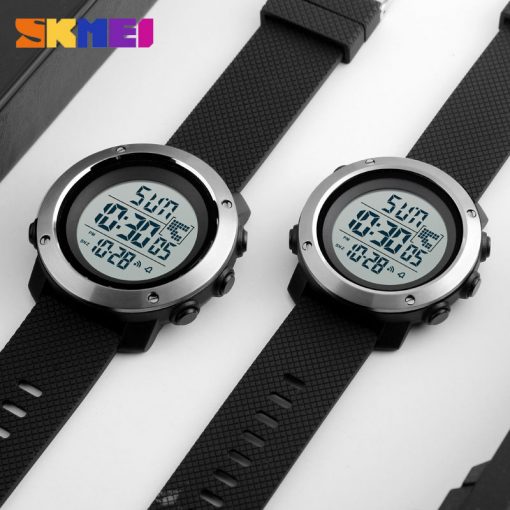 SKMEI Men Sports Watches Chrono Double Time Digital Wristwatches 50M Water Resistant LED Display Watch Relogio Masculino 1268 3