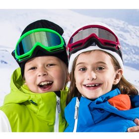 VECTOR Brand Ski Goggles Kids Double Lens UV400 Anti-fog Ski Snow Child Skiing Glasses  Winter Girls Boys Eyewear 4