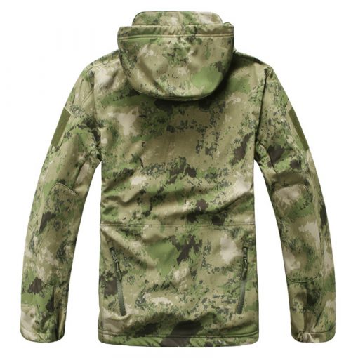 NaranjaSabor New Men's Military Tactical Jackets Casual Hooded Army Coats Winter Fleece Camouflage Softshell Male Outerwear N449 4