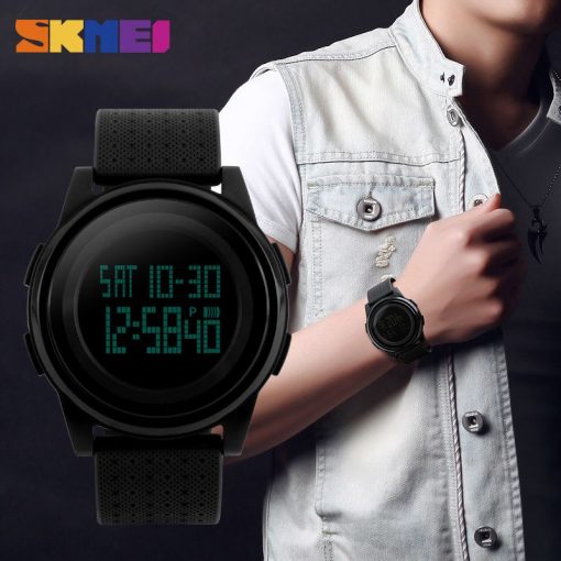 SKMEI New Arrival Fashion Casual SKMEI Brand Waterproof  Watches Women Lovers Sport Watch With Very Comfortable Soft Band 1206 2