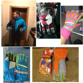 Detector Ski Gloves Snowboard Mens Women Kids Winter Gloves Climbing Cycling High Quality Windproof Waterproof Gloves 5