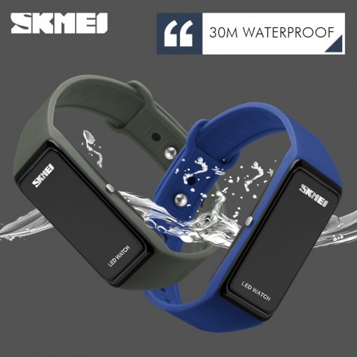 SKMEI Women Sports Watches Girls Simple Design LED Watch Ladies Digital Wristwatches 30M Water Resistant Relogio Feminino 1265 5