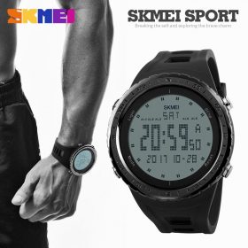 SKMEI 1246 Men Sports Watches Countdown Chrono Double Time EL Light Digital Wristwatches 50M Water Resistant Relogio Masculino 4