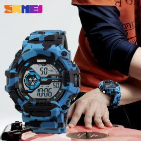 SKMEI Men Sports Watches Multifunction LED Fashion Digital Wristwatches 50M Waterproof Outdoor Watch Man Relogio Masculino 1233 2
