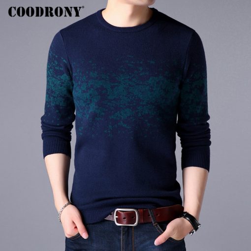 COODRONY Sweater Men Casual O-Neck Pullover Men Clothes 2018 Autumn Winter New Arrival Top Sost Warm Mens Cashmere Sweaters 8257 1