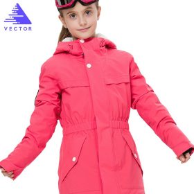 VECTOR Waterproof Children Ski Jackets Winter Warm Boys Girls Jackets Outdoor Jacket Sport Snow Skiing Snowboarding Clothing  3