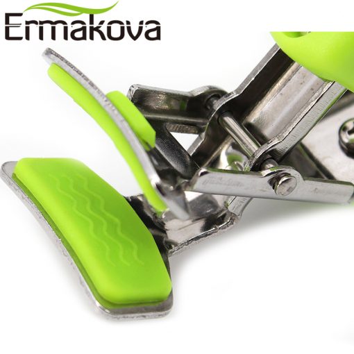 ERMAKOVA Hot Bowl Holder Dish Clamp Pot Pan Gripper Clip Hot Dish Plate Bowl Clip Retriever Tongs Silicone Handle Kitchen Tool 3