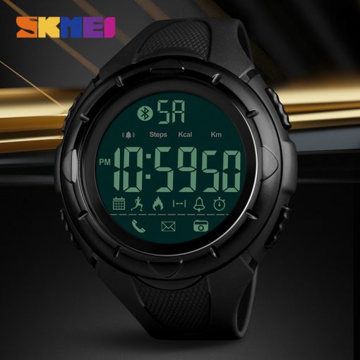 SKMEI Men Fashion Smart Watch Waterproof Pedometer Digital Wristwatches Remote Camera Calorie Bluetooth Watch Relogio Masculino 4