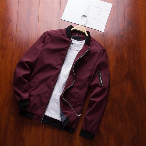 NaranjaSabor Spring New Men's Bomber Zipper Jacket Male Casual Streetwear Hip Hop Slim Fit Pilot Coat Men Clothing Plus Size 4XL