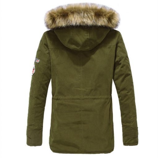 2018 Parka Men Coats Winter Jacket Men Slim Thicken Fur Hooded Outwear Warm Coat Top Brand Clothing Casual Mens Coat Veste Homme 4