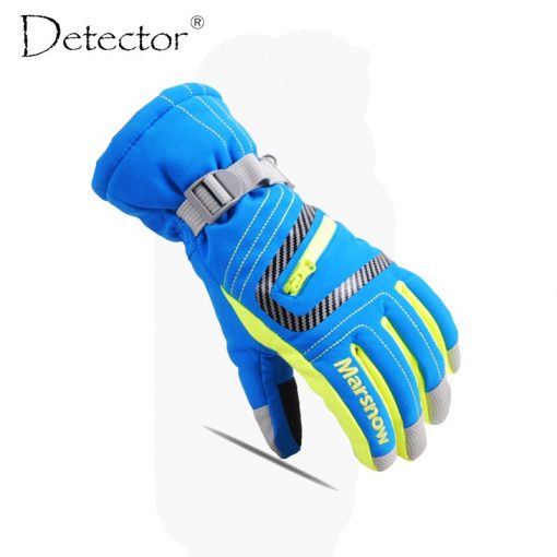 Detector Ski Gloves Snowboard Mens Women Kids Winter Gloves Climbing Cycling High Quality Windproof Waterproof Gloves 4