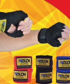 2pcs/roll Width 5cm Length 2.5M Cotton Sports Strap Boxing Bandage Sanda Muay Thai MMA Taekwondo Hand Gloves Wraps Boxeo 1
