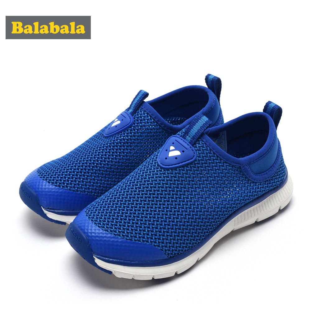 Balabala Baby Boys Sport Shoes 2018 Summer Soft Breathable Leisure Kids Running Mesh Sneaker Children Walking Tennis Shoes