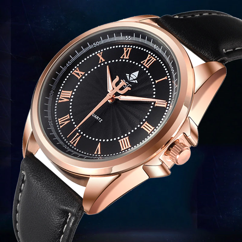 Top Brand Luxury Famous Male Clock Quartz Watch Rose Gold Wrist Watch Men 2016 Golden Wristwatch Quartz-watch Relogio Masculino